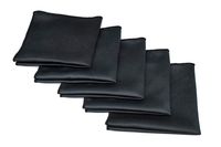 The Rag Company (5-Pack) 16 in. x 16 in. Black Diamond Professional Microfiber Glass - Window - Mirror - Chrome Towels for Detailing