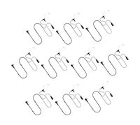 10 Pack BOMMEOW BCT22PRO-M1 2-Wire Clear Coil Surveillance Kit Earphone for Motorola CP200D Bearcom BC95 BC120 BC130