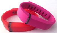 Small 1pc Real Red 1pc Pink Band for Fitbit FLEX Only With Clasps Replacement /No tracker/