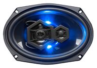 BOSS Audio Systems Elite B69LED 6 X 9 Inch Car Speakers - 300 Watts of Power Per Pair, 150 Watts Each, 3 Way, Sold In Pairs