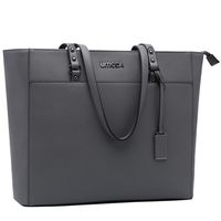 15.6 Inch Briefcase for Women,Womens Laptop Bag,Large Office School Teacher Bag,Multi-Pocket Work Bag,Laptop Tote Bag[Grey]