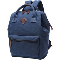 Berchirly Men Women Canvas Backpack Travel Hiking Camping Bags Rucksack