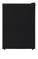 Midea WHS-87LB1 Refrigerator, 2.4 Cubic Feet, Black