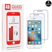 UNEXTATI Screen Protector for Apple iPhone 7 Plus/iPhone 8 Plus [2-Pack], iPhone 7 Plus/iPhone 8 Plus HD-Clear Tempered Glass Film, Anti Scratch