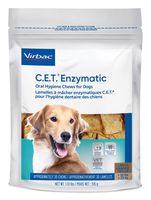 Virbac C.E.T. Enzymatic Oral Hygiene Chews for Dogs, Large