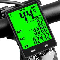 SY Cycling Computer,Multifunction Wireless with Extra Large LCD Backlight Display Bike Speedometer and Odometer with Automatic Wake-up Multifunction Fits All Bikes