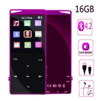 Frehovy 16GB MP3 Player with Bluetooth, Portable Lossless Sound MP3 Music Player with FM Radio Voice Recorder Music Speaker, Support Up to 128 GB with HiFi Headphone