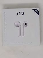 Sleek Wireless TWS I12 Earbuds || Latest in Bluetooth 5.0 Technology || Includes Matching Color Charging Carrying Case || Can be Used Together or Independently || Built in Mic for Clear Phone Calls |