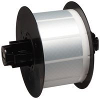 Brady B30-17-438 2" Height x 1" Width, B-438 Tamper Evident Metallized Polyester, Silver BBP31 Tape, 1225 per Roll