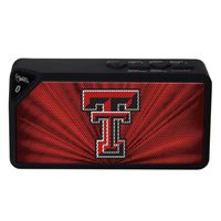 AudioSpice NCAA Texas Tech Red Raiders BX-100 Bluetooth Speaker, Black