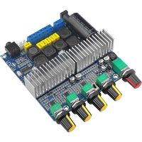 uniquegoods TPA3116 DC 12-24V Bluetooth 4.2 Digital Audio Amplifier Board High-Power 2.1 Super BASS Speaker