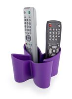 j-me Media Storage Caddy/Cozy Remote Control Tidy (Purple). Media Organizer/Storage Holder. Media Caddy for upto 4 controls. Perfect Storage Solution for all types of remote controls. Non slip rubber.