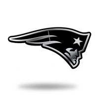 NFL New England Patriots Chrome Finished Auto Emblem 3D Sticker