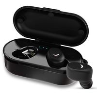 Waterproof Wireless Earbuds TWS Headphones Bluetooth 5.0 IPX8: EchoStarz ES10 Deep Bass Sound | Hands-Free Dual Calling Built-in Mic | Charging Case | Fitness Running Walking Sport Gym Outdoor Indoor