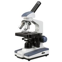 40X-1000X LED Monocular Compound Microscope with Double-Layer Mechanical Stage