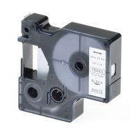 NineLeaf 9mm 5.5m Compatible for DYMO 18443 Black Print on White Vinly Label Tape Work with LabelManager 120P 280 220P 450D Printer,1 Pack