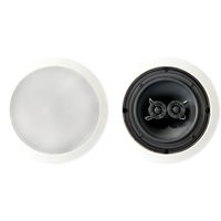BIC America M-SR6D 150-Watt 2-Way in-Ceiling Speaker with Dual Tweeters, White