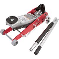 Strongway 2 1/2-Ton Hydraulic Aluminum/Steel Quick Lift Low-Profile Service Floor Jack