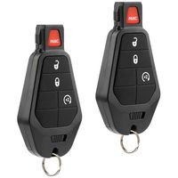 Key Fob fits Chrysler Dodge Jeep Volkswagen 2008 2009 2010 2011 2012 2013 2014 2015 Keyless Entry Remote Ram Grand Cherokee Durango, Set of 2