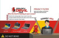 PrivacyDevil PD116W Filter Screen for Laptop