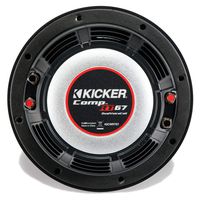 Kicker CompRT 6.75" 1-Ohm Subwoofer