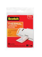 Scotch Thermal Laminating Pouches, 3.7 x 5.2-Inches, 20-Pouches (TP5902-20)