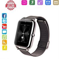 Smart Watch for Android,HongTu Waterproof Sport Smart Watches Touch Screen with Camera Pedometer SIM TF Card Slot with Compatible iOS iPhone X 8 7 6 6S Plus Android Samsung for Women Man (Black)