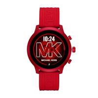 Michael Kors Access  MKGO Touchscreen Aluminum and Silicone Smartwatch, Red-MKT5073