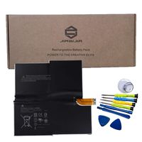 JIAZIJIA G3HTA005H Laptop Battery Replacement for Microsoft Surface Pro 3 1631 Tablet Series Notebook G3HTA009H MS011301-PLP22T02 with Tools Kit Black 7.6V 42.2Wh 5547mAh
