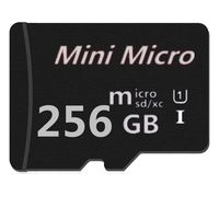 256GB Micro SD Card Designed for Android Smartphones, Tablets SDXC Memory Card High Speed Class 10 with Micro SD Adapter (Black)