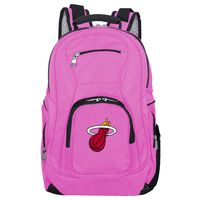 NBA Miami Heat Voyager Laptop Backpack, 19-inches, Pink