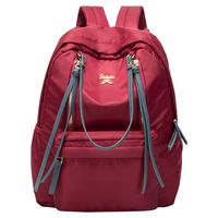 willikva Backpack for Women Travel Latop Backpack Waterproof School College Backpack Business Ladies 15.6 Notebook Lightweight Shoulder Bag （Red）