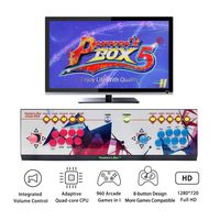 WISAMIC Real Pandora's Box 5 Arcade Video Game Console with Customized Buttons, 1280x720 Full HD, Upgraded CPU, etc Support PS3 PC TV 2 Players, No Games Included(8 Buttons)