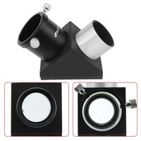 Astromania 1.25" 90-Degree Diagonal Mirror - More Comfortable Viewing Orientation as You Observe from Above, Filter Thread for Any 1.25" Filter and Accepts Standard 1.25" eyepieces