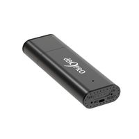 dB9PRO Voice Recorder for Students - (VR1.0 Gray) 8GB Mini Portable Digital Audio Recording Device - USB Rechargeable - Recharges While Recording - Record Lectures, Meetings, Interviews
