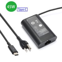 EBKK 45W Tpye C LA45NM150 Charger for DELL XPS 12 13 9370 9360 9380 9333 7390 Inspiron 14 7437 Latitude 7370 7275 5285 5290-2in1 7390-2in1 332-1827 0HDCY5