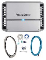 Rockford Fosgate RM500X1BD 500W RMS Monoblock Marine/Boat Amplifier+Amp Kit