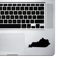 StickAny Palm Series Kentucky KY Sticker for MacBook Pro, Chromebook, and Laptops (Black)