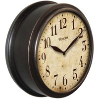 WESTCLOX 32217B 10 Round Deep Dish Classic Clock consumer electronics