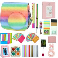 Anter 17 in 1 Instax Mini 9 Accessories fit to Fujifilm Instax Instant Film Camera - Colorful