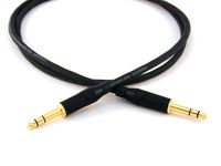Conquest Sound SGC2 6 Hi Definition 6-Foot Stereo Guitar/Instrument Cable - Amphenol Black and Gold Plugs