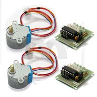 Eztronics Corp® 2pcs DC 5V Stepper Motor 28BYJ-48 + ULN2003 Driver Test Module Board for Arduino