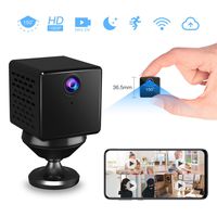 VStarcam 1080p Mini Hidden Camera Mini Spy Cam Wireless Hidden Nanny Cam with Night Vision& Motion Detection Battery Powered Loop Recording Spy Cam for Home& Office Security Monitor (Without TF Card)