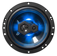BOSS Audio Systems Audio Systems Elite B65LED 6.5 Inch Car Speakers - 300 Watts of Power Per Pair, 150 Watts Each, 3 Way, Sold In Pairs, Easy Mounting