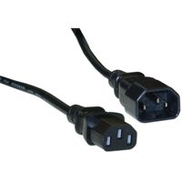 12 Feet (3.6 Meters) 18AWG Computer Monitor Power Extension Cord C13 to C14 Power Cable 12ft (3.6M) Computer to PDU 10 Amp Power Extension Cord ED70876