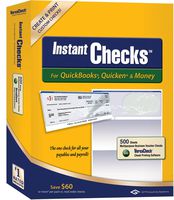 Instant Checks for QuickBooks, Quicken & Money: Form #1000 Business Voucher - Green Prestige 500pk