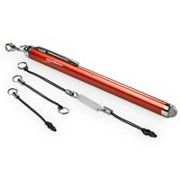 BoxWave EverTouch Capacitive Acer Iconia Tab A100 Stylus - Universal Touchscreen Stylus with Ultra Durable FiberMesh Woven Fabric Tip for Ultra Responsive, Smoother Glide, and Increased Accuracy (Bold Orange)