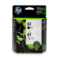 HP 61 | 2 Ink Cartridges | Black, Tri-color | CH561WN, CH562WN