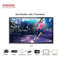 HUSHIDA 55inch Interactive Digital Signage 1080p 10-Point Multi Infrared Touch Screen Commercial Full HD Display Monitor