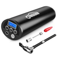 Oasser Portable Air Compressor Mini Air Inflator Hand Held Tire Pump with Digital LCD LED Light Li-ion 12V 150PSI for Car Bicycle RV and Other Inflatables P1